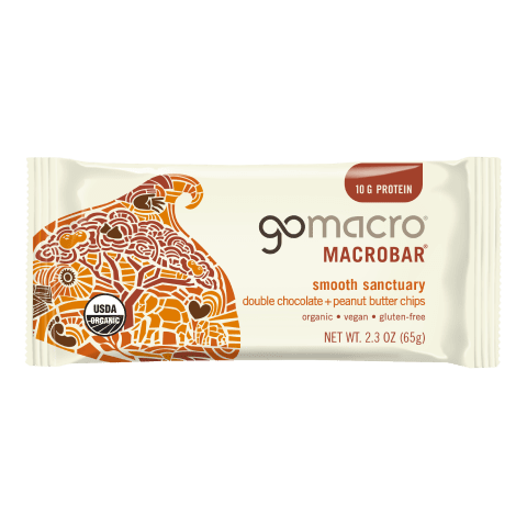 GoMacro Double Chocolate + Peanut Butter Chips MacroBar