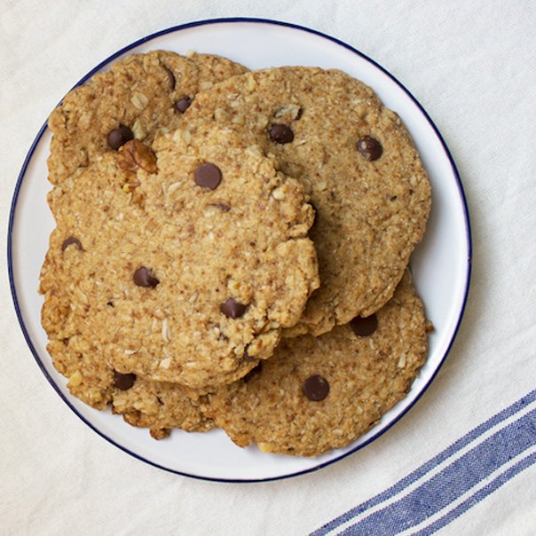 A plate of cookies