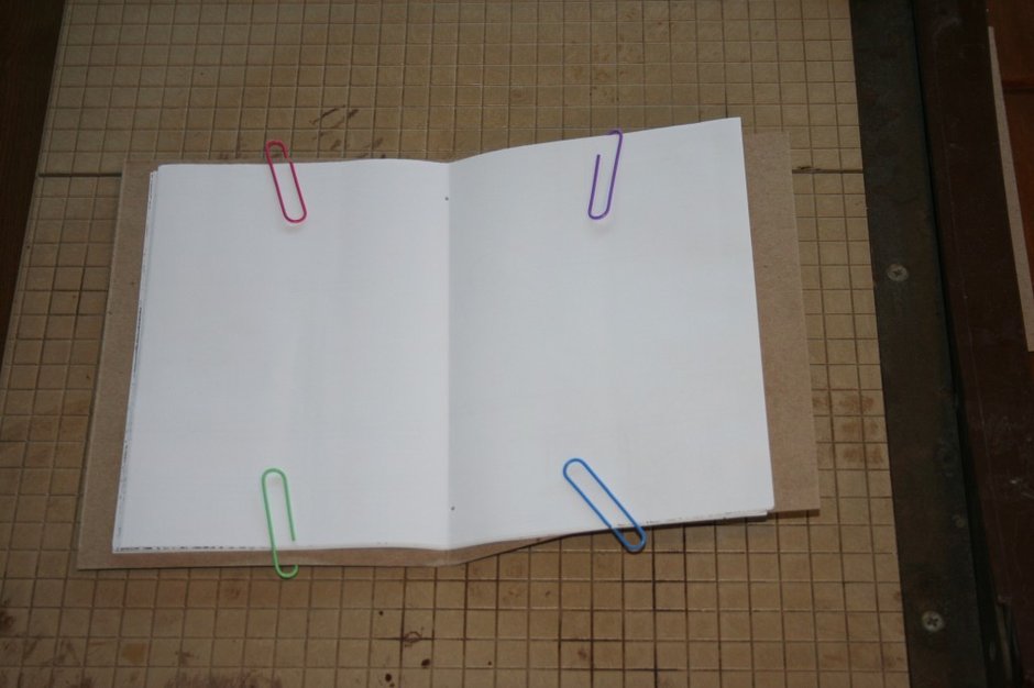Blank upcycled journal