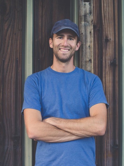 Organic farmer, Justin Huhn