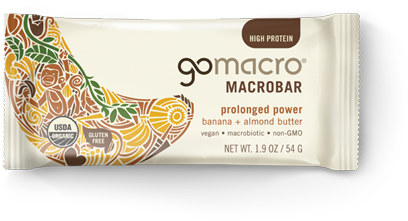GoMacro Prolonged Power banana and almond butter bar