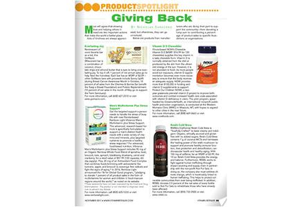 GoMacro highlight in Vitamin Retailer magazine