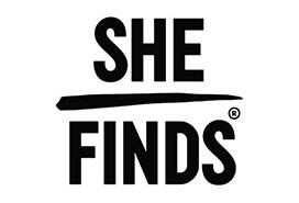 She Finds logo