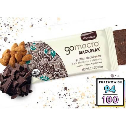 PureWow rates the GoMacro Protein Decadence bar