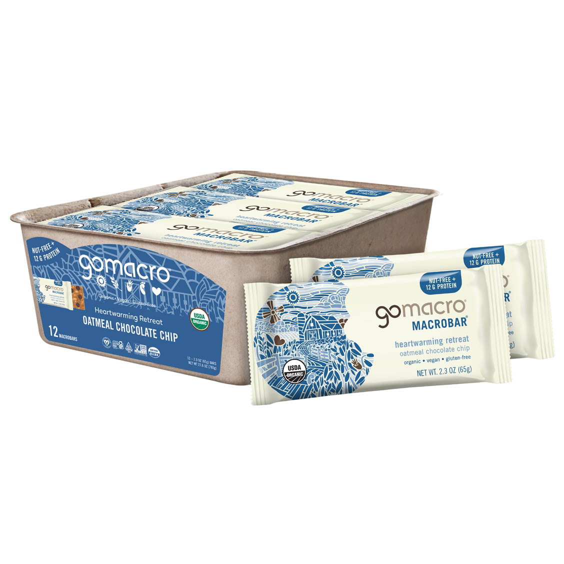 Box of GoMacro Heartwarming Retreat bars