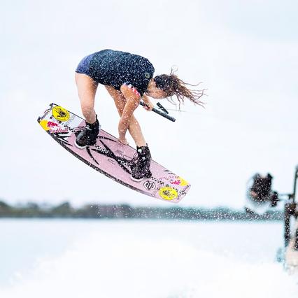 Girl surfing