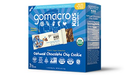 Oatmeal Chocolate Chip Cookie Kids Bar