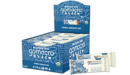 Tray of GoMacro Oatmeal Chocolate Chip Mini Bars