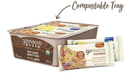 Tray of GoMacro New Flavor Variety Pack