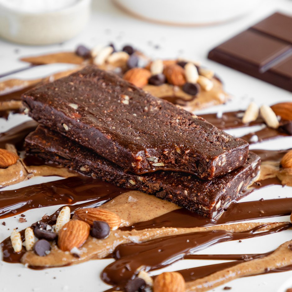 Dark Chocolate + Almonds Organic Vegan Protein Bars