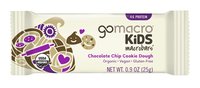 GoMacro Chocolate Chip Cookie Dough Kids Bar