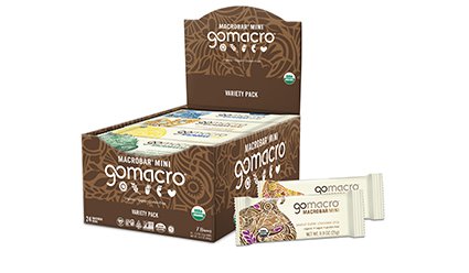 Tray of GoMacro MacroBar Minis Variety Pack