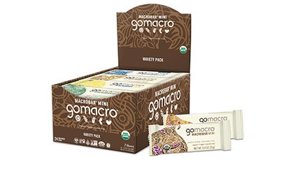 Tray of GoMacro MacroBar Minis Variety Pack