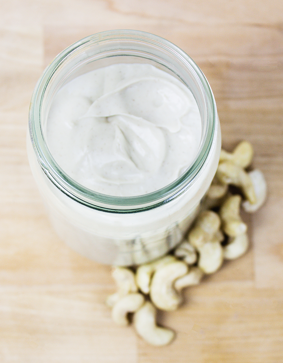 Cashew butter mixed with cinnamon