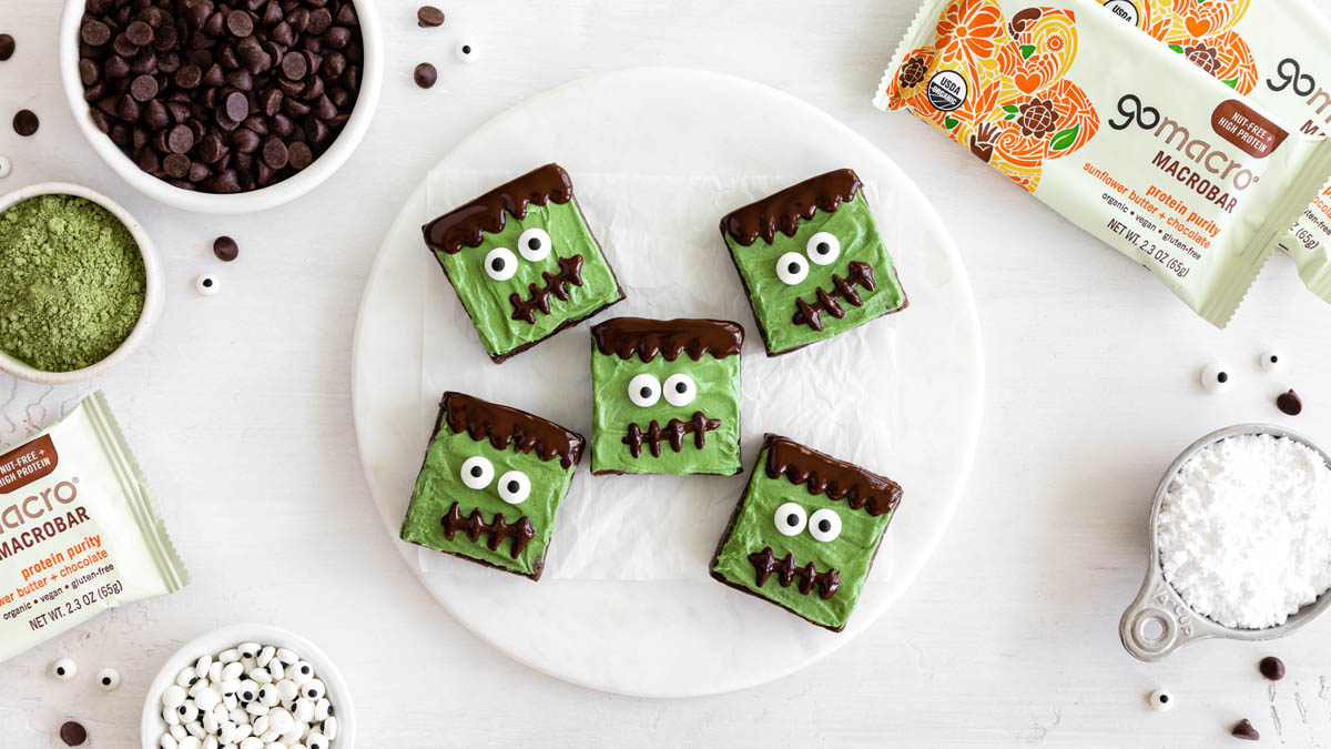Frosted Frankenstein GoMacro protein bars