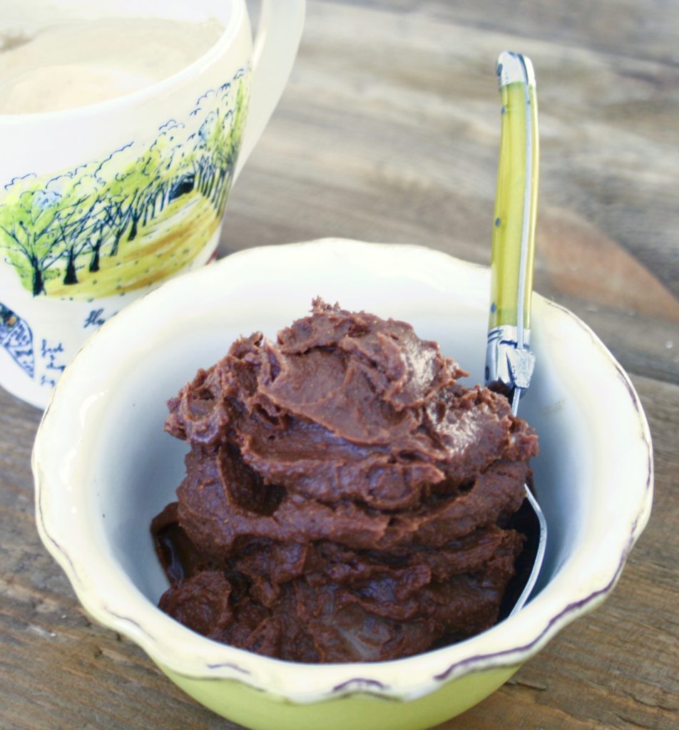 Hazelnut butter in a bowl