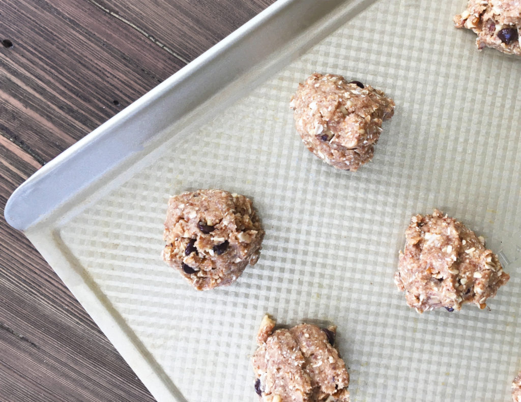 Amelia's Macro cookie balls ready to bake